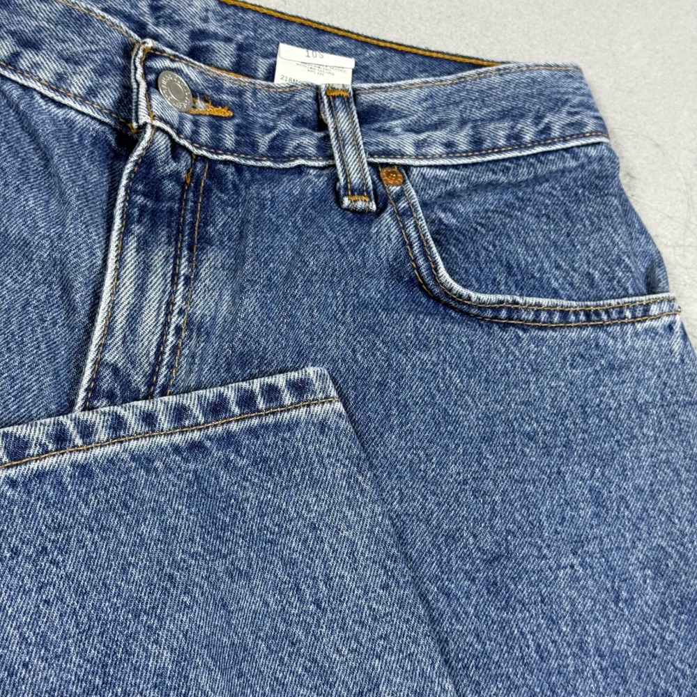 Levis 550 Relaxed Fit Tapered Leg Jeans Medium Wash Blue Denim Womens 10S